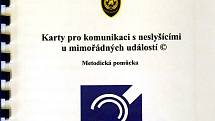 Soňa Pančochová  Karty pro komunikaci s neslyšící,i u mimořádných událostí.