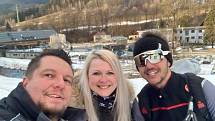 David Jílek Everesting na skialpech v Koutech nad Desnou 2021