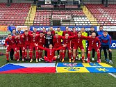 Výběr Zlínského KFS na kvalifikačním turnaji UEFA Regions' Cup v Belfastu.