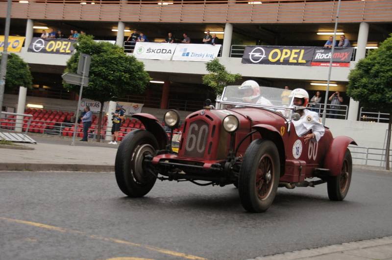 Start 49. ročník Barum Czech Rally. Bugatti