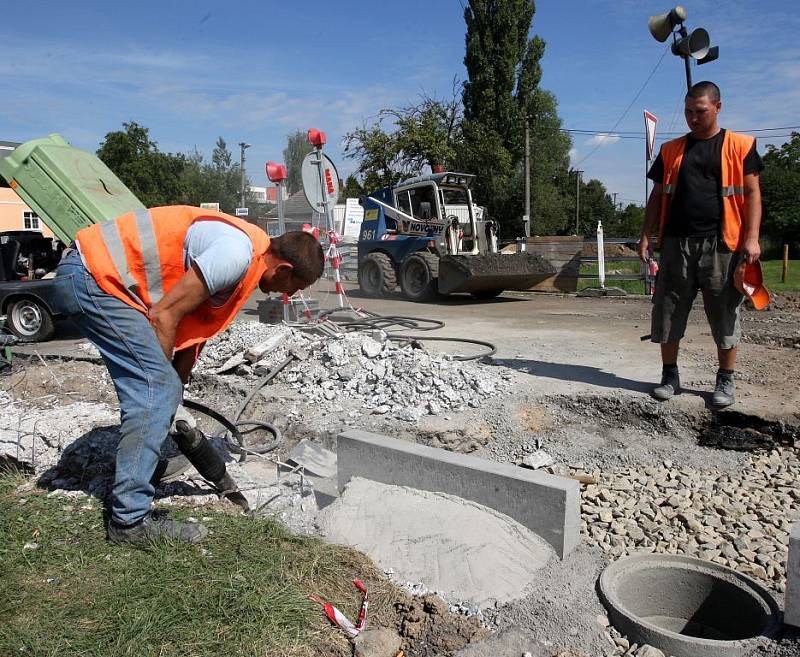 Oprava silnice od Štípy na Hvozdnou 