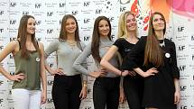 Miss Face 2017 obchodní centrum Zlaté Jablko ve Zlíně.