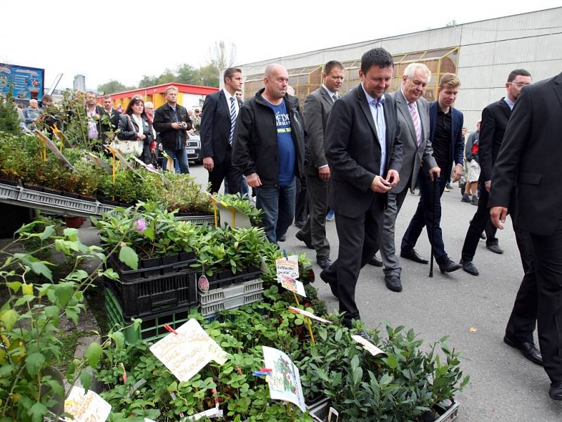 Dostihový den Františka Čuby za účasti prezidenta republiky Miloše Zemana