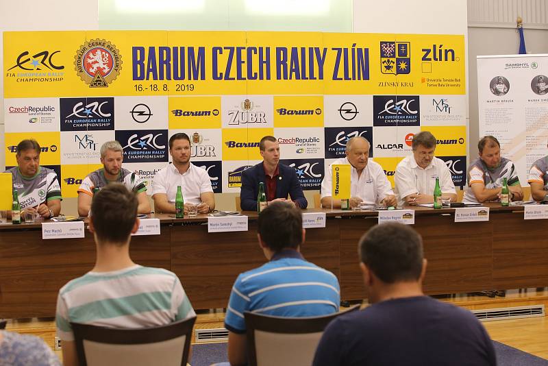 Barum Czech Rally Zlín 2019 - tisková konference