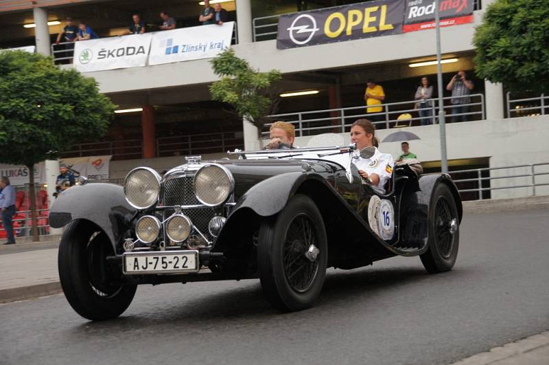 Start 49. ročník Barum Czech Rally. Bugatti