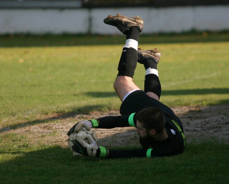 Fotbal I. A třída: Podkopná Lhota – Kelč 