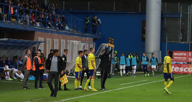 Fotbalisté Zlína (žluté derby ) v nedělním derby hostili sousední Slovácko