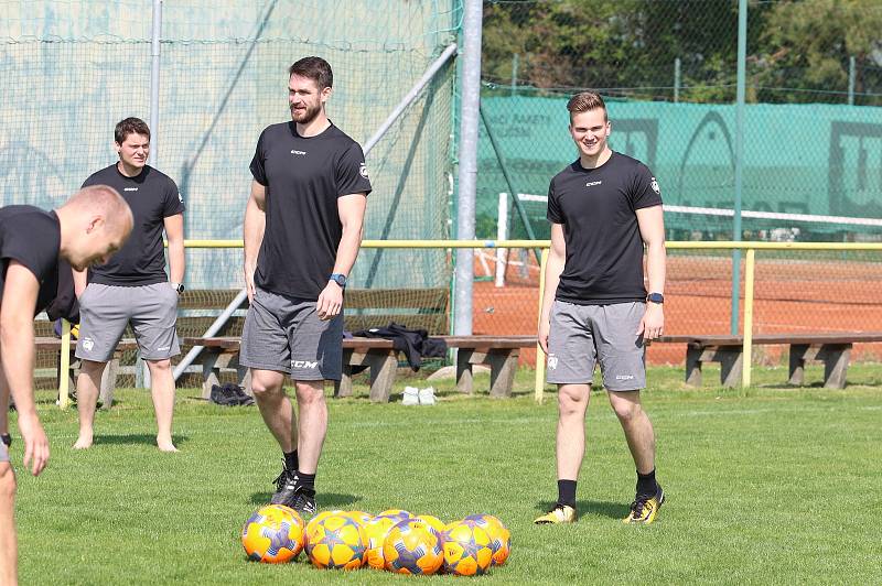 Hokejoví Berani se pod novým trenérským vedením zúčastnili prvního tréninku.