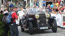 Barum Czech Rally Zlín 2014.  Start na náměstí Míru ve Zlíně.