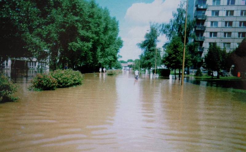 Napajedla - povodně v roce 1997