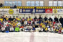 Akce Pojď hrát hokej přilákala ve Zlíně přes osmdesát dětí.