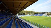 Fotbalový stadion Letná ve Zlíně.