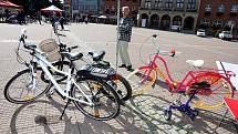 Den jízdních kol na náměstí Míru ve Zlíně
