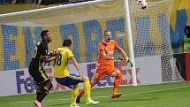 Zápas Evropské ligy FC FASTAV Zlín - FC Sheriff Tiraspol na Andrově stadionu v Olomouci