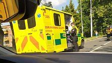 Ve Zlíně se srazil trolejbus s osobním vozidlem. 27.6.2019