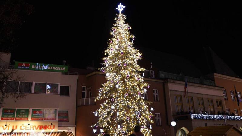 Rozsvícení vánočního stromu ve Zlíně, 1.12.2019