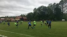 Fotbalisté Újezdu zvítězili v prvním zápase Ligy4 na hřišti Vysokého Pole 6:2.