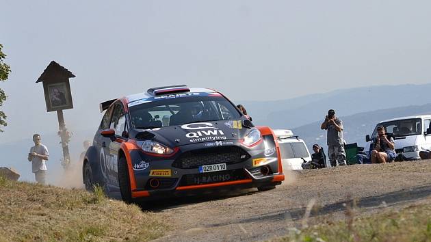 Kvalifikace a shakedown Barum Czech Rally 2017. Alexej Lukjaňuk