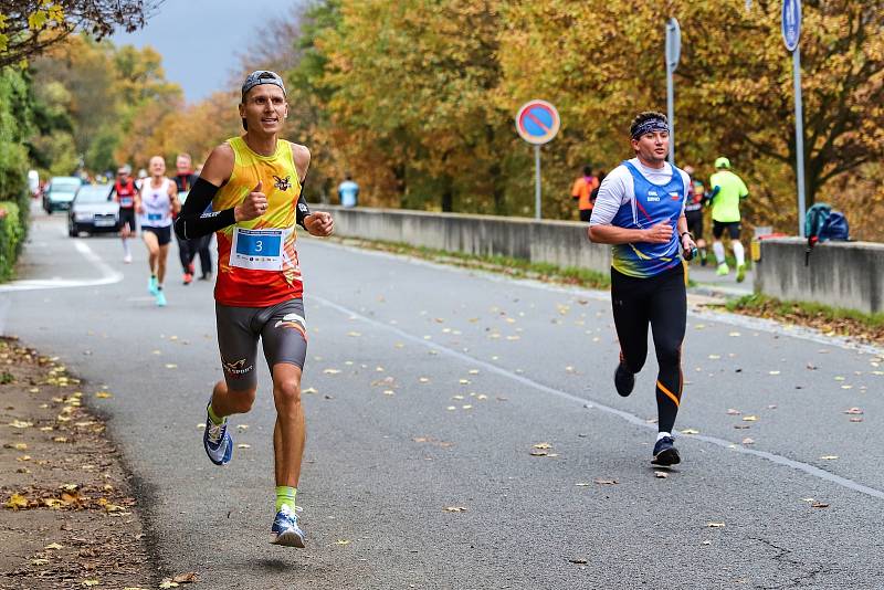 Atleti z TJ Jiskra Otrokovice ve spolupráci s rodinou Podmolíkových, kamarády a přáteli, v sobotu uspořádali 22. ročník Otrokovického půlmaratonu. Ten byl také Mistrovstvím Moravy a Slezska v půlmaratonu mužů a žen. Foto: pro Deník/Milan Mikšík