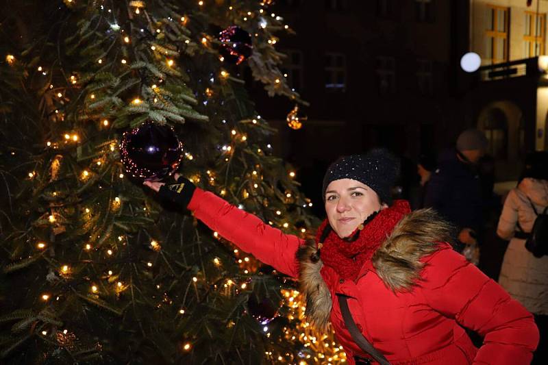 Rozsvícení vánočního stromu ve Zlíně, 1.12.2019