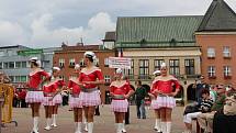 Zlínem prošel parádní průvod v rámci Mezinárodního festivalu dechových orchestrů a folklorních souborů