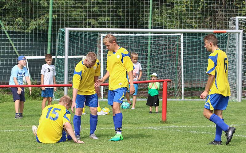 Fotbalisté Příluk ve svém druhém domácím zápase I. B třídy skupiny A nezvládli první poločas duelu s rezervou Brumov a prohráli 1:3.