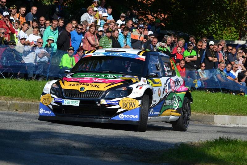 Páteční kvalifikační zkouška a shakedown před zahájením 44. ročníku Barum Czech Rally Zlín