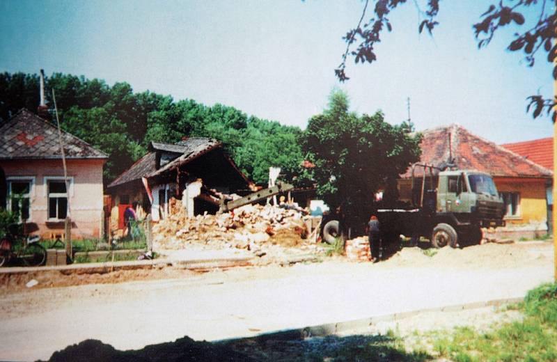 Napajedla - povodně v roce 1997