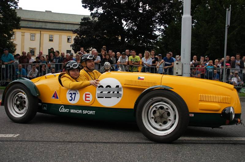 Start 49. ročník Barum Czech Rally. Bugatti