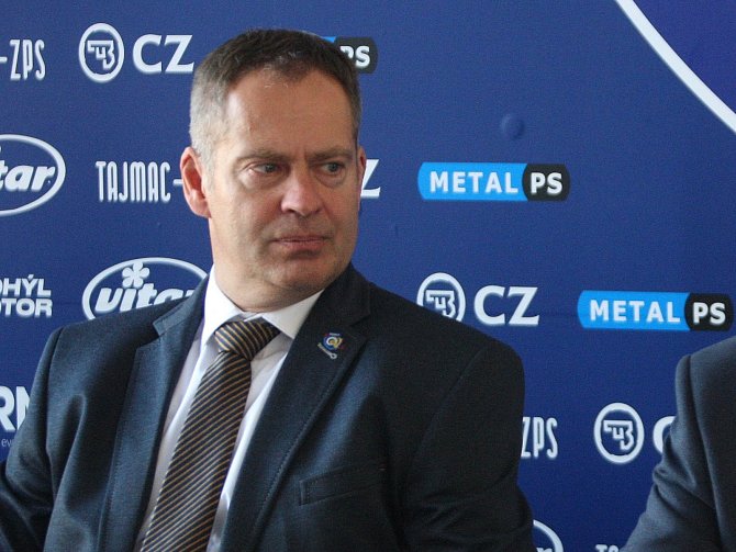 Na snímku generální manažer klubu Martin Hosták.