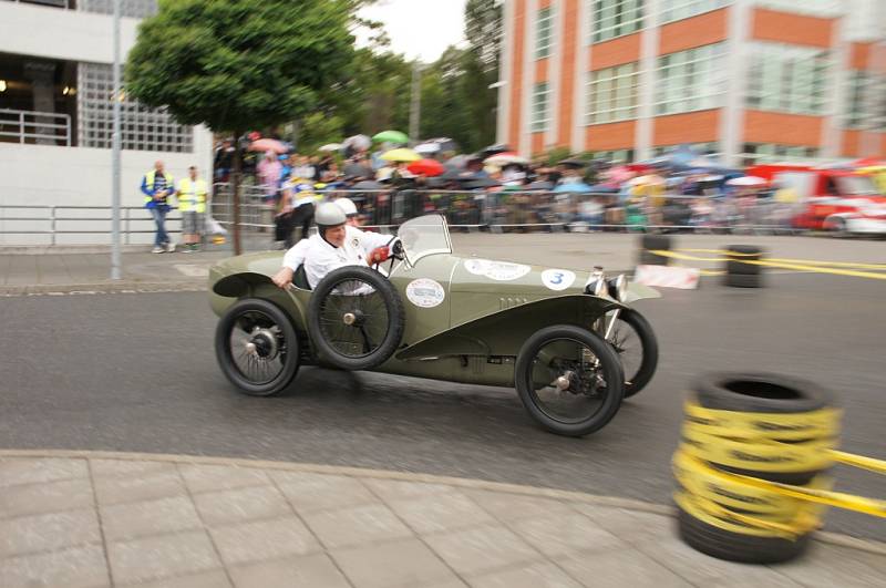 Start 49. ročník Barum Czech Rally. Bugatti