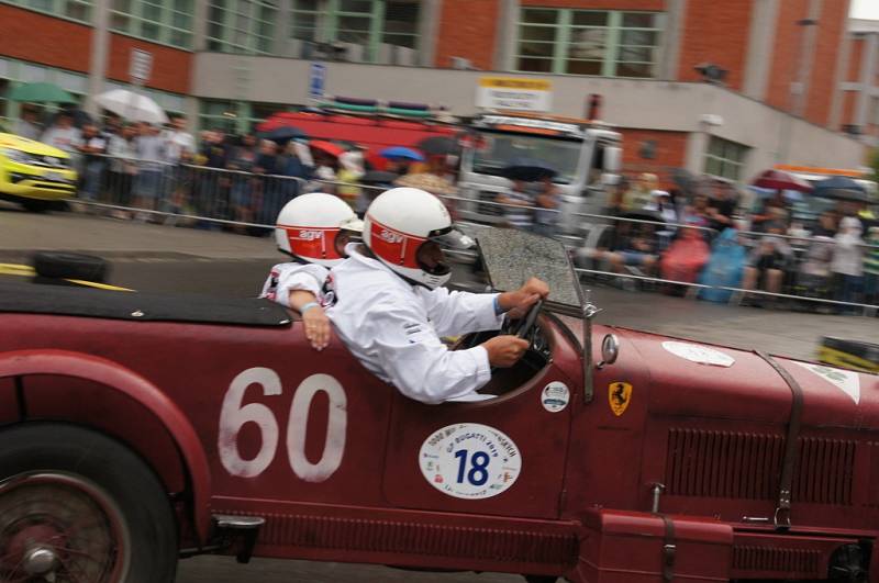 Start 49. ročník Barum Czech Rally. Bugatti