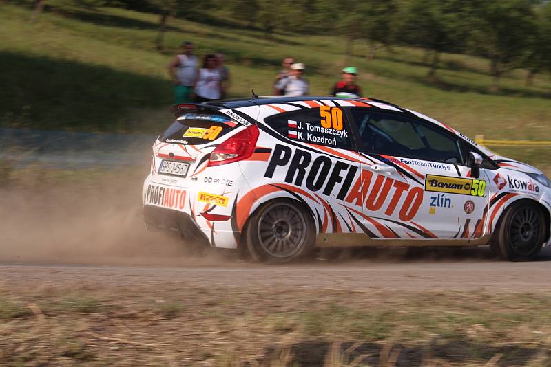 Sobotní den  47. ročníku Barum Czech Rally na Zlínsku