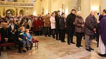 Popeleční středa v kostele sv. Filipa a Jakuba ve Zlíně.