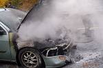 Ve Zlínském kraji došlo k několika požárům aut.