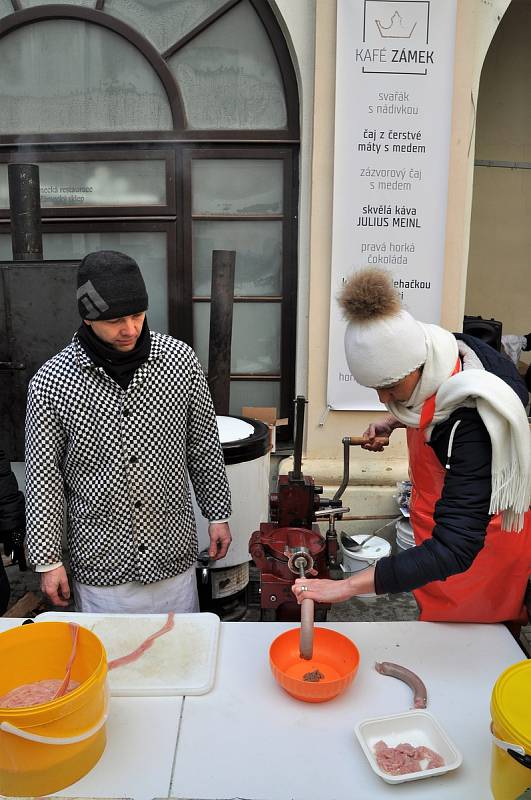 Klouzavé střívko dělalo soutěžím problémy.