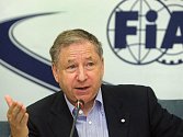 Prezident Mezinárodní automobilové federace (FIA) Jean Todt představil novinářům v pátek 26. srpna kampaň na podporu bezpečnosti na silnicích.