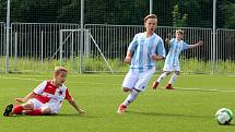 Fotbal McDonlads Cup. Krajské kolo Vršava Zlín. ZŠ Slovan Kroměříž (červeno bílý) - ZŠ Komenského Zlín staršííí