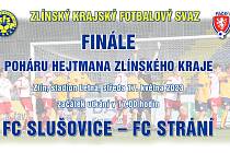 Ve finále fotbalového krajského poháru se ve středu 17. května utkají lídr krajského přeboru ze Strání se Slušovicemi.