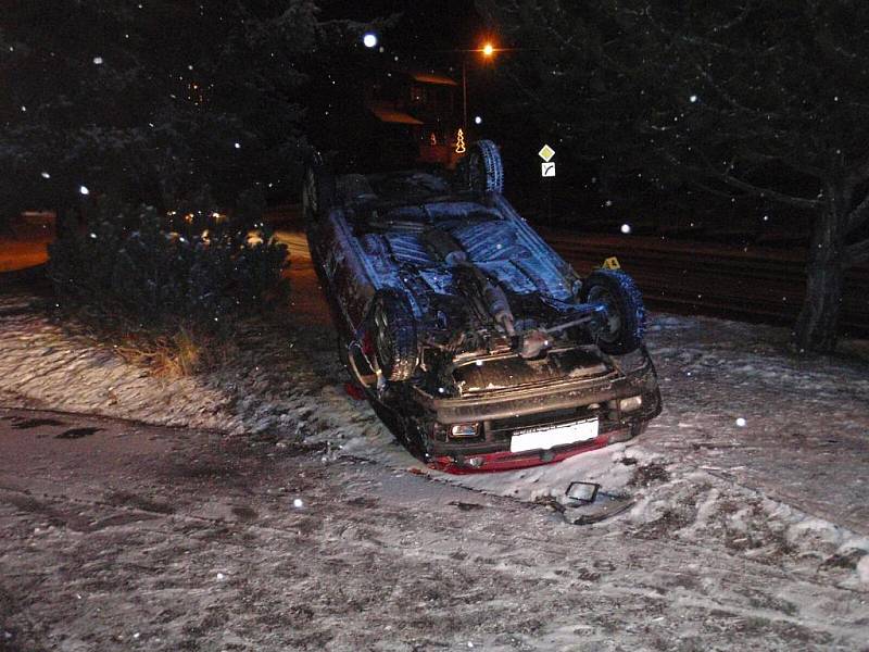 Dopravní nehoda ve Valašských Kloboukách