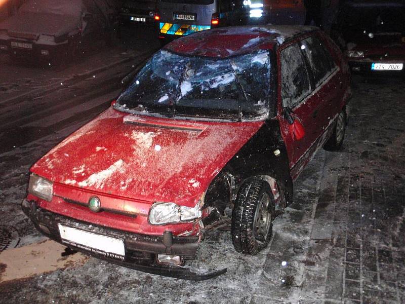 Dopravní nehoda ve Valašských Kloboukách