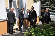 Prezident Miloš Zeman doprovodil 3. července 2019 na poslední cestě zesnulého Františka Čubu, který byl jeho dlouholetým přítelem.