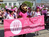 Sobotní růžový pochod ve Zlíně