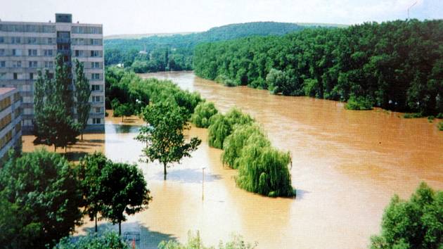 Napajedla - povodně v roce 1997