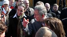 Britský korunní princ Charles v pondělí 22. března navštívil obec Hostětín na Uherskohradišťsku. Obec je známá kvůli svým ekologickým aktivitám.