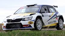 Kvalifikacni testovací jízda Czech Barum Rally na na trase Komárov - Pohořelice.