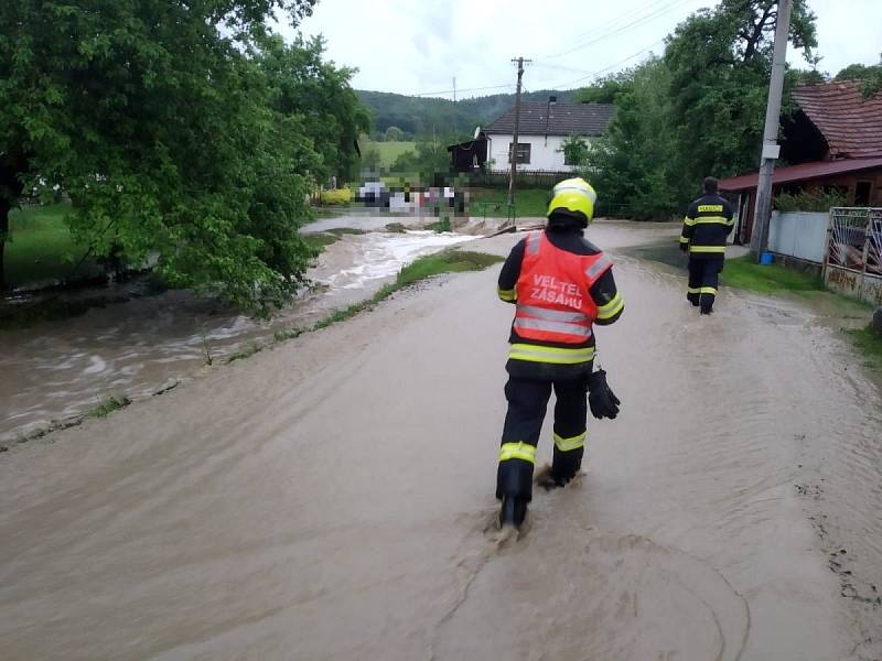 Následky bouřky ve Zlínském kraji, 13. 6. 2020