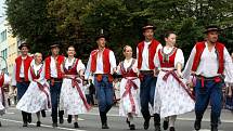 Mezinárodní festival dechových souborů FEDO 2012 ve Zlíně. Bartošův soubor písní a tanců Zlín.