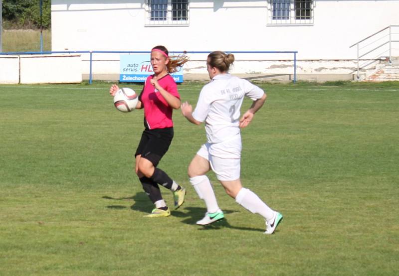 Krajský přebor žen: Lužkovice - Holešovské holky 2:5. 