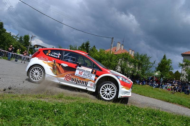 22. ročník Rallysprint Kopná. Sýkora - Škardová.